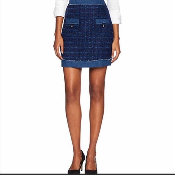 Kate spade Brooke street denim tweed skirt - Picture 2 of 6